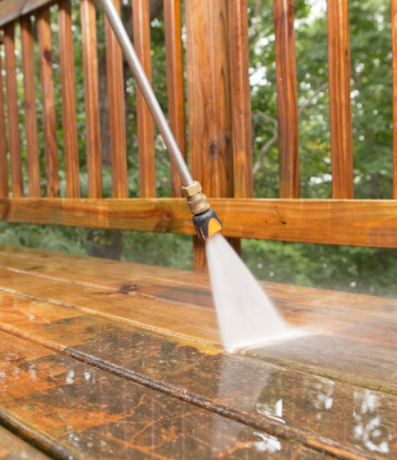 pressure-washing